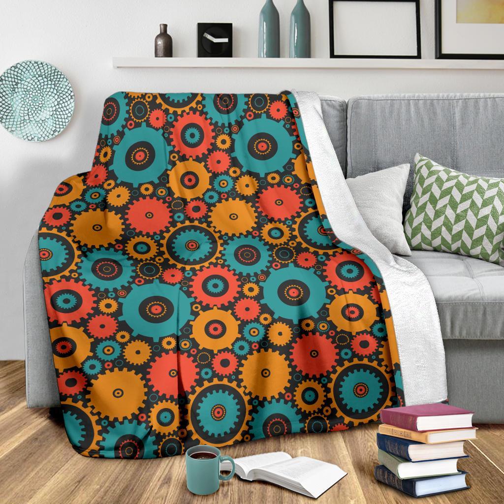 Mechanic Colorful Pattern Print Blanket-grizzshop