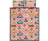 Meditation Yoga Pattern Print Bed Set Quilt-grizzshop