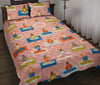 Meditation Yoga Pattern Print Bed Set Quilt-grizzshop