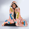 Load image into Gallery viewer, Meditation Yoga Pattern Print Hooded Blanket-grizzshop