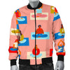 Meditation Yoga Pattern Print Men's Bomber Jacket-grizzshop