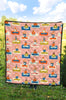 Meditation Yoga Pattern Print Quilt-grizzshop