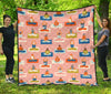 Meditation Yoga Pattern Print Quilt-grizzshop