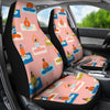 Meditation Yoga Pattern Print Universal Fit Car Seat Covers-grizzshop