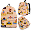 Meditation Yoga Print Pattern Backpack-grizzshop