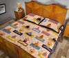 Meditation Yoga Print Pattern Bed Set Quilt-grizzshop