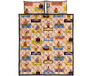 Meditation Yoga Print Pattern Bed Set Quilt-grizzshop