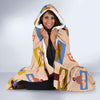 Meditation Yoga Print Pattern Hooded Blanket-grizzshop