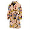 Meditation Yoga Print Pattern Men Long Robe-grizzshop