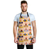 Meditation Yoga Print Pattern Men's Apron-grizzshop