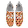 Melon And Papaya Print Pattern White Athletic Shoes-grizzshop