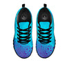 Melt Acid Turquoise Print Black Sneaker-grizzshop