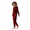 Melt Red Acid Print Women's Pajamas-grizzshop