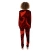 Melt Red Acid Print Women's Pajamas-grizzshop