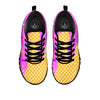 Melted Ice Cream Pink Print Black Sneaker-grizzshop