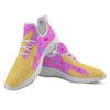 Melted Ice Cream Pink Print White Athletic Shoes-grizzshop