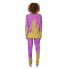 Melted Ice Cream Pink Print Women's Pajamas-grizzshop