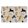 Meow Cat Print Door Mat-grizzshop