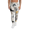 Meow Cat Print Men's Leggings-grizzshop