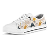 Meow Cat Print Men's Low Top Shoes-grizzshop