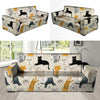 Meow Cat Print Sofa Cover-grizzshop