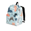 Meow Meow Cat Print Backpack-grizzshop