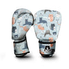 Meow Meow Cat Print Boxing Gloves-grizzshop