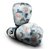 Meow Meow Cat Print Boxing Gloves-grizzshop