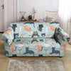 Meow Meow Cat Print Loveseat Cover-grizzshop