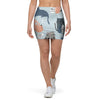 Meow Meow Cat Print Mini Skirt-grizzshop