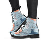 Meow Meow Cat Print Women's Boots-grizzshop