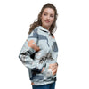 Meow Meow Cat Print Women's Hoodie-grizzshop