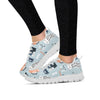 Meow Meow Cat Print Women's Sneakers-grizzshop