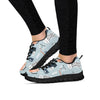 Meow Meow Cat Print Women's Sneakers-grizzshop