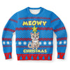 Meowy Christmas Cat Ugly Christmas Sweater-grizzshop