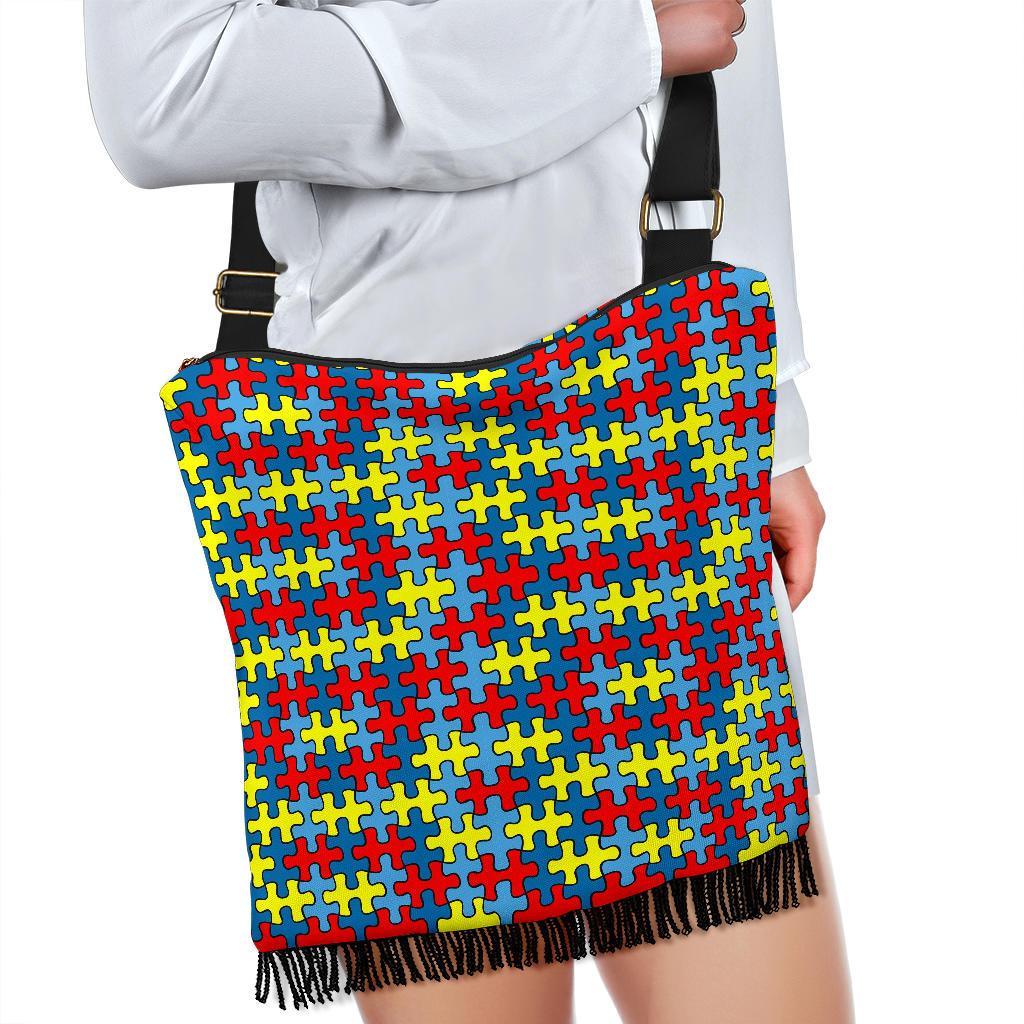 Merchandise Autism Awareness Crossbody Bags-grizzshop