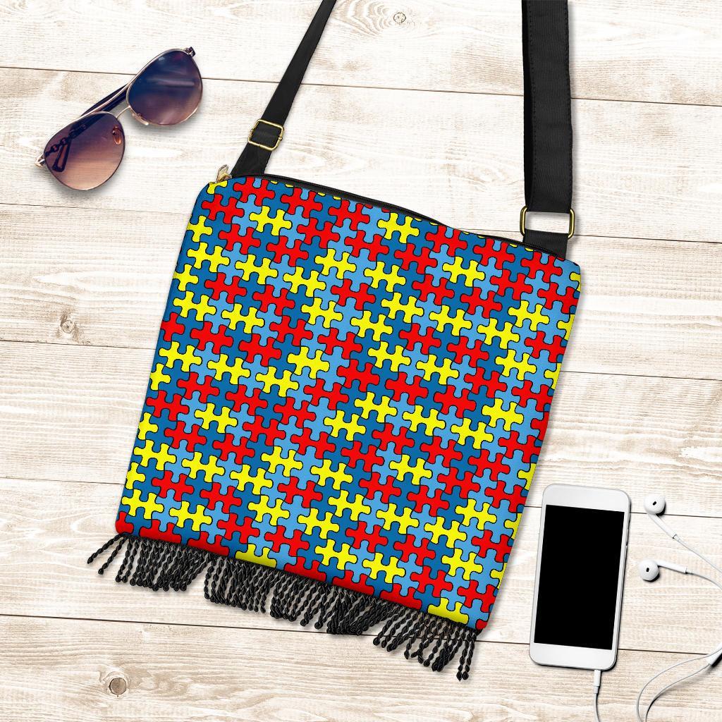 Merchandise Autism Awareness Crossbody Bags-grizzshop