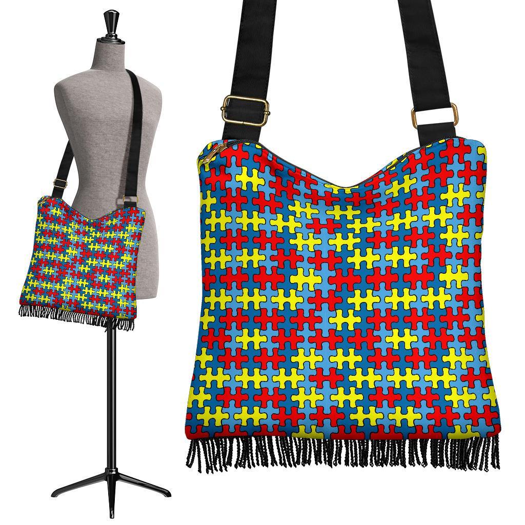 Merchandise Autism Awareness Crossbody Bags-grizzshop