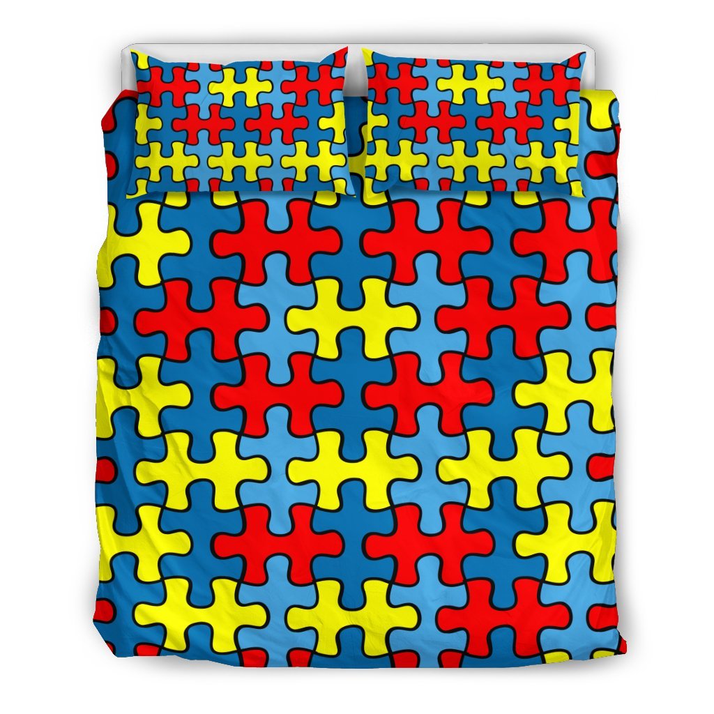 Merchandise Autism Awareness Duvet Cover Bedding Set-grizzshop