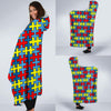 Merchandise Autism Awareness Hooded Blanket-grizzshop