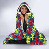 Merchandise Autism Awareness Hooded Blanket-grizzshop