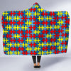 Merchandise Autism Awareness Hooded Blanket-grizzshop