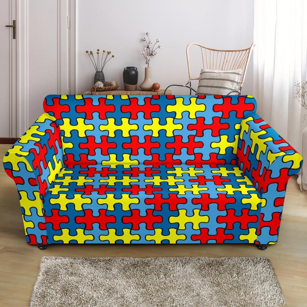 Merchandise Autism Awareness Loveseat Cover-grizzshop