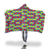 Merchandise Autism Awareness Pattern Print Hooded Blanket-grizzshop