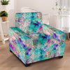 Mermaid Galaxy Print Armchair Cover-grizzshop