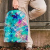 Mermaid Galaxy Print Backpack-grizzshop