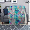 Mermaid Galaxy Print Blanket-grizzshop