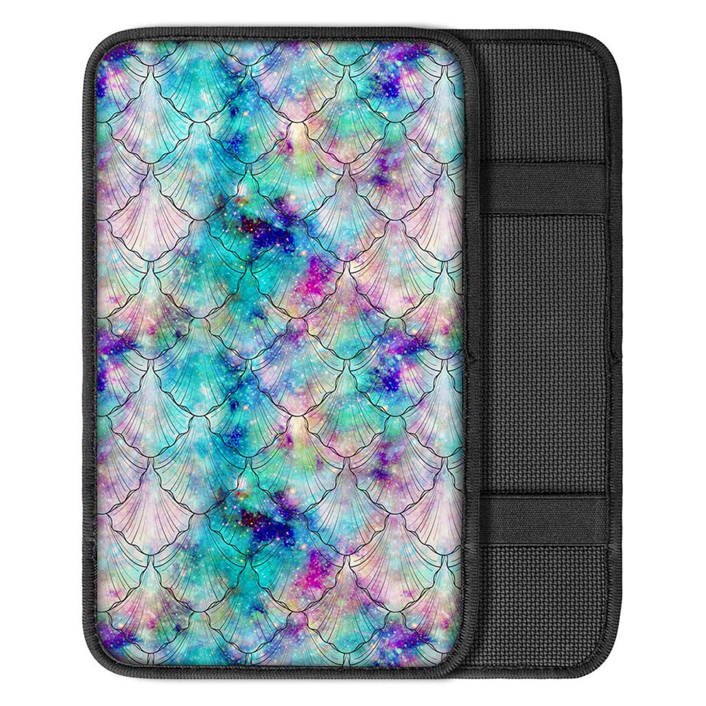 Mermaid Galaxy Print Car Console Cover-grizzshop