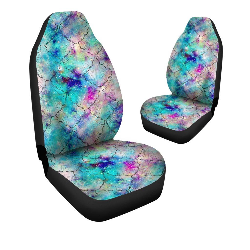 Mermaid Galaxy Print Car Seat Covers-grizzshop