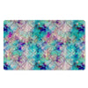 Mermaid Galaxy Print Door Mat-grizzshop